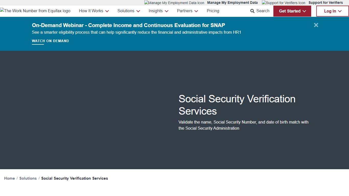 SSN & Identity Verification Services The Work Number